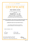 Certification according to DIN EN ISO 50001