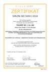 Zertifizierung nach DIN EN ISO 50001